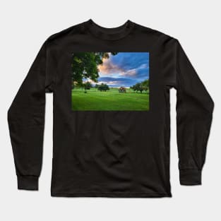 Dream Yard with Dramatic Sky Photography V1 Long Sleeve T-Shirt